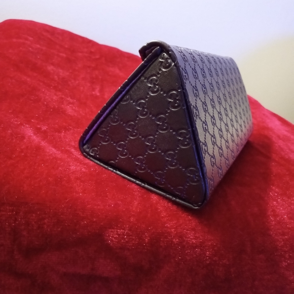 Gucci double g monogrammed trifold eyeglass case - Picture 4 of 10